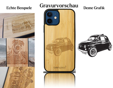 INDIVIDUELL iPhone 12 Bambus-Kunststoff